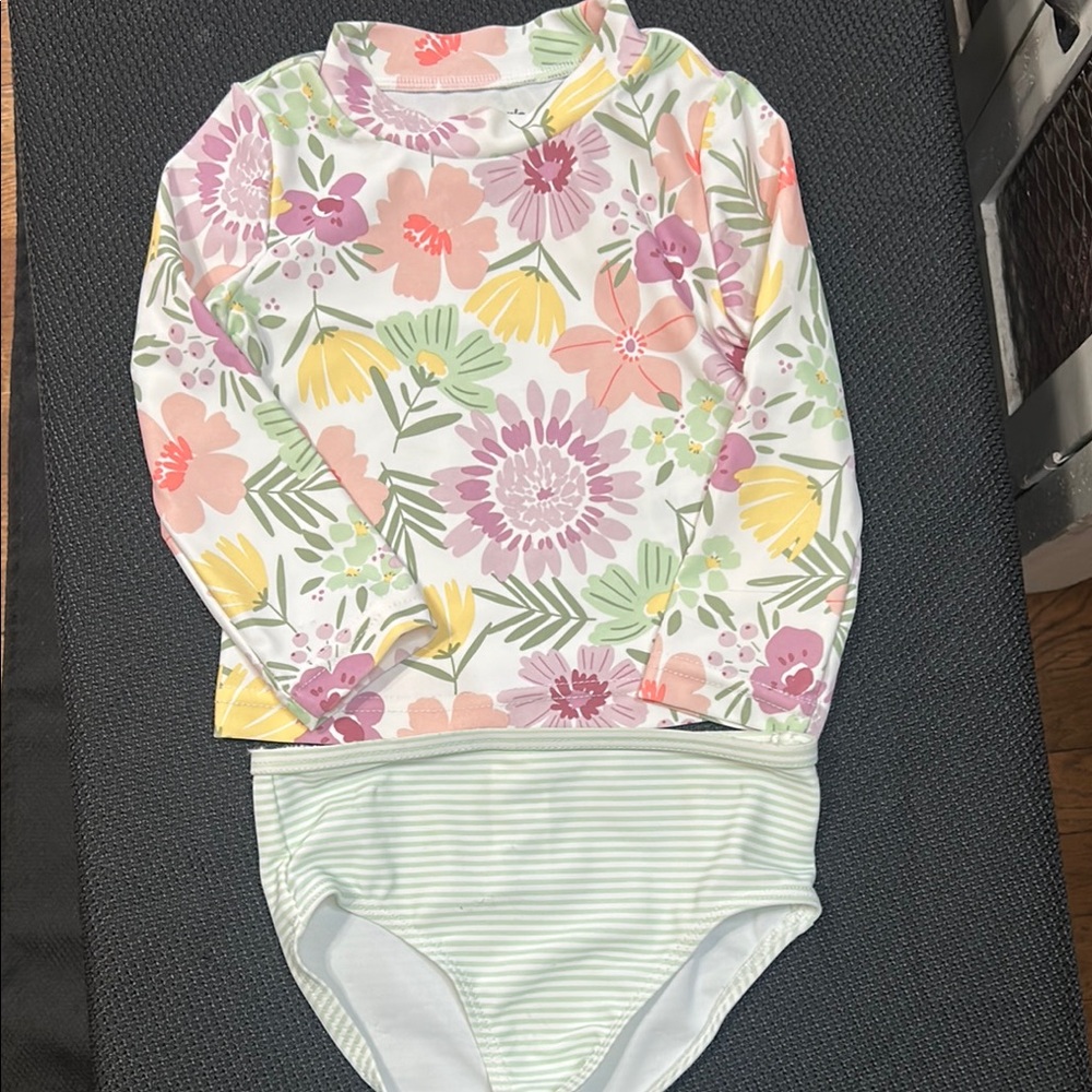 Floral Kids Swim Set
